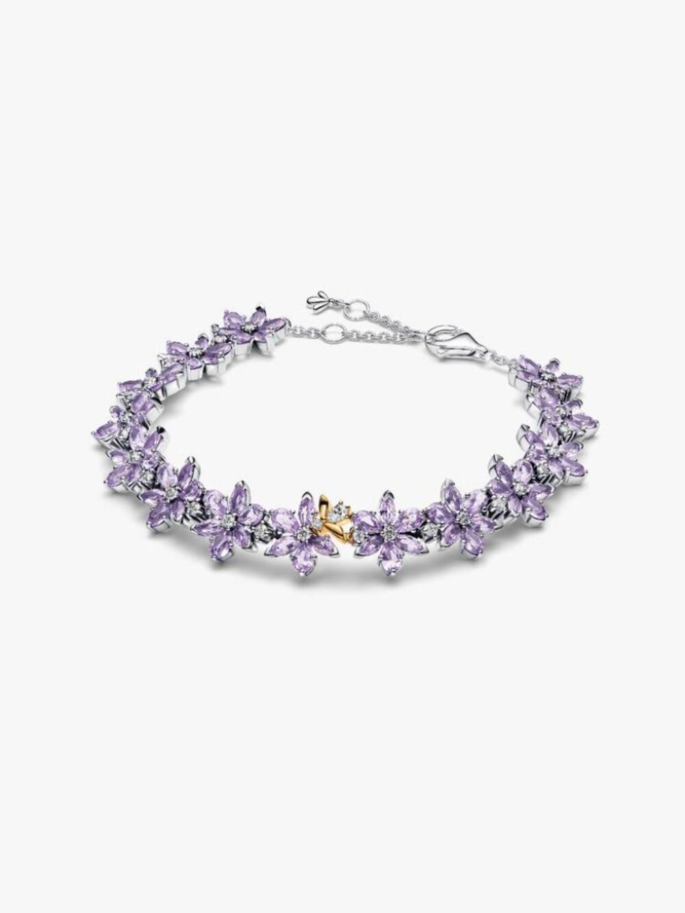 Pandora Bridgerton Herbarium & Bee Tennis Bracelet